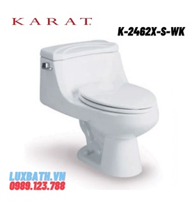 Bồn cầu một khối nắp êm KARAT APOLLO K-2462X-S-WK